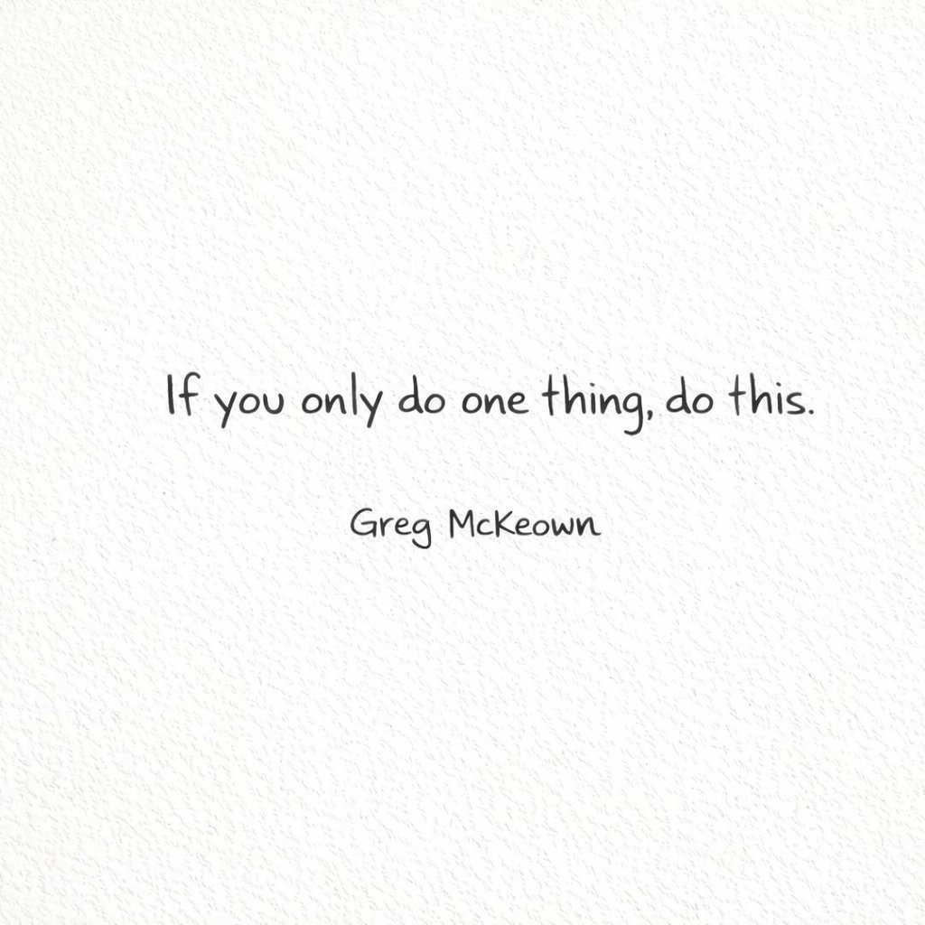 Greg McKeown tweet media