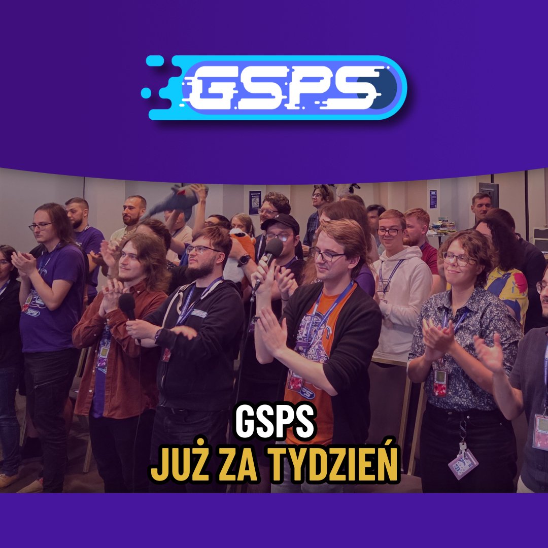 Już tylko równe 7 dni dzieli nas od startu GSPS Dzieciom 2026! ⏳

To ostatni tydzień oczekiwania na nasze kilkudniowe, speedrunnerskie szaleństwo. Nasz zespół pracuje pełną parą, dopinając wszystko na ostatni guzik, by przygotować dla Was niezapomniany event. 💜
