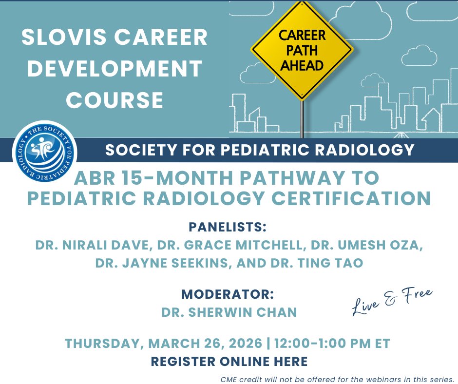 Society for Pediatric Radiology tweet media