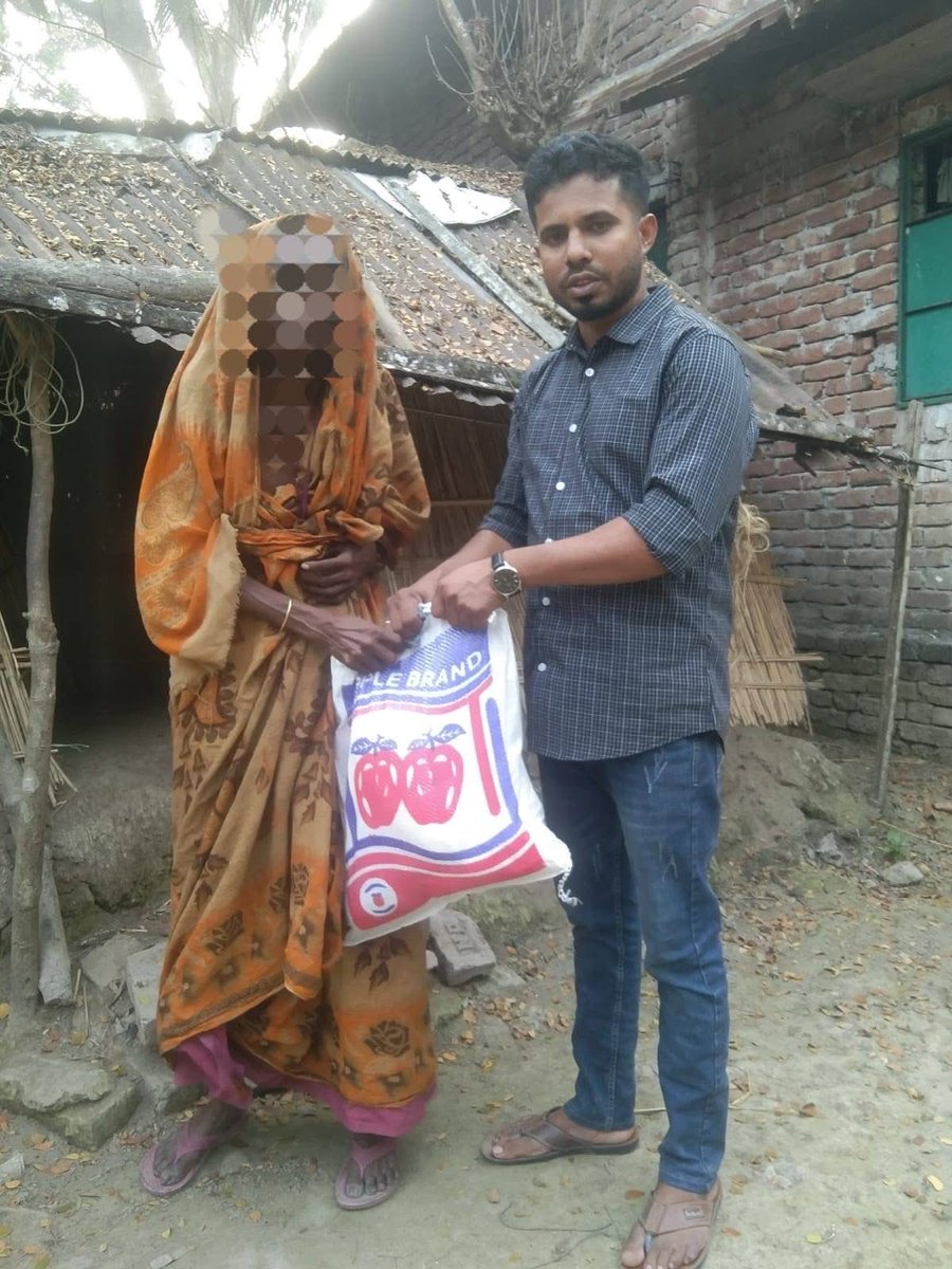 Ramadan items distributed among the most disadvantaged members of the society in Muladi, Barishal district.