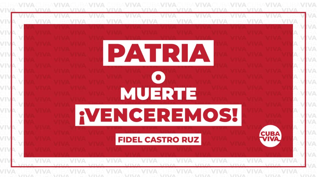 Seguimos siendo un pueblo de Patria o Muerte, consigna nacida en respuesta al primer gran acto terrorista contra la #RevoluciónCubana que nos arrebató un centenar de vidas y mutiló unas 200. Ni el terrorismo contra #Cuba ha cesado, ni nuestra disposición a enfrentarlo tampoco.