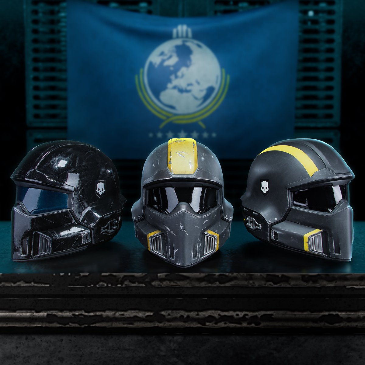 Help spread managed democracy across the galaxy or your local convention with the #Helldivers2 Helmet 1:1 Replicas, now available for pre-order until April 2nd! Don’t miss your chance to mandatorily defend Super Earth! bit.ly/4qpL2m1

<a href="/DarkHorseComics/">Dark Horse Comics</a> <a href="/helldivers2/">HELLDIVERS™ 2</a>