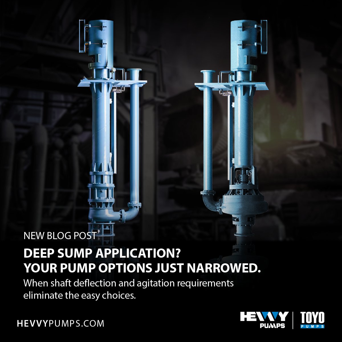 Deep sump? A cantilever may not be an option.
If full depth use or floor agitation is required, the choice narrows to vertical column or submersible.
Which performs best long term?

Read the full article here: 🌐 bit.ly/4cn6CEx

#SlurryPumps