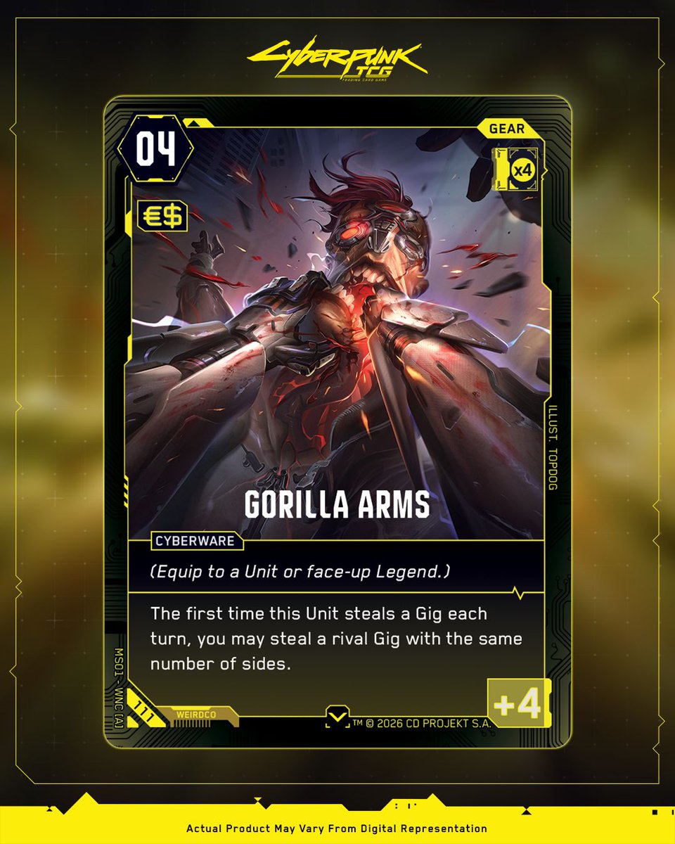 Cyberpunk Trading Card Game tweet media