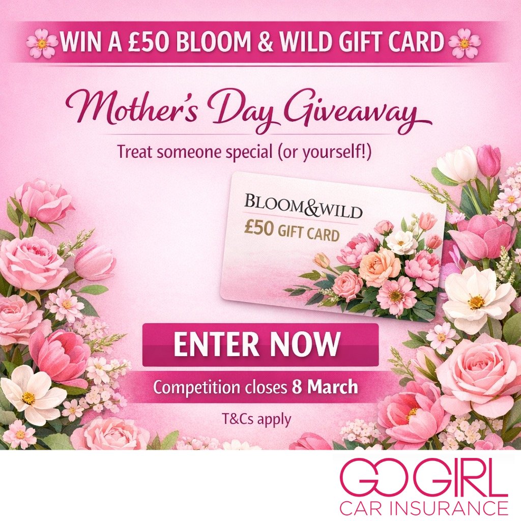 #Win a £50 Bloom &amp; Wild digital gift card
#Competition closes midnight on 8th March – don’t miss out!
Good luck! 💗

1️⃣ Follow us on Instagram or X
2️⃣ Like &amp; share our competition post
3️⃣ Complete the entry form - link to form below

gogirl.co.uk/news-and-advic…

T&amp;Cs apply