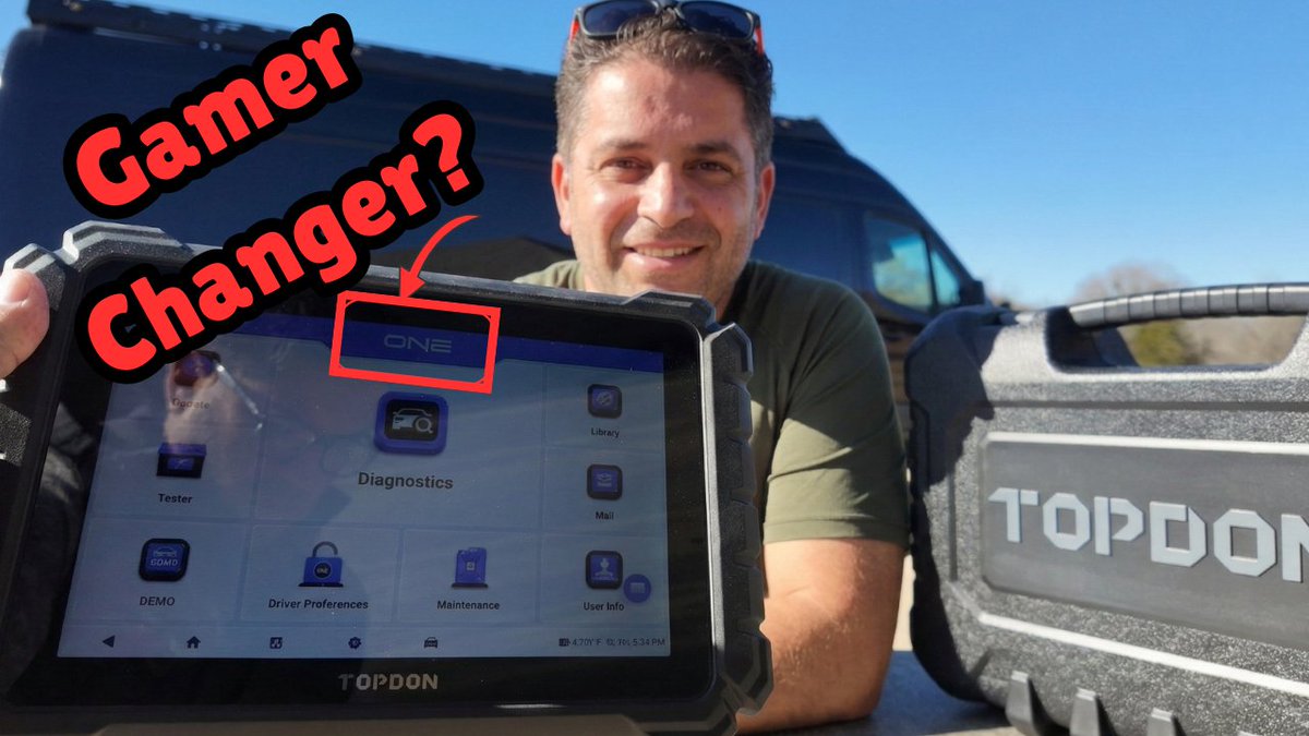 RandomFixWorld's tweet photo. @randomfix 
The TOPDON ONE Put My Old Scanner to Shame | Here's Why

https://t.co/jeHHmjWYbP

Unlock dealer-level diagnostics under $1,000 with the TOPDON ONE—a 10.1" Android scan tool with J2534 pass-thru, bidirectional controls, OE topology mapping, and TopFix AI. https://t.co/2RyzVDlCqp