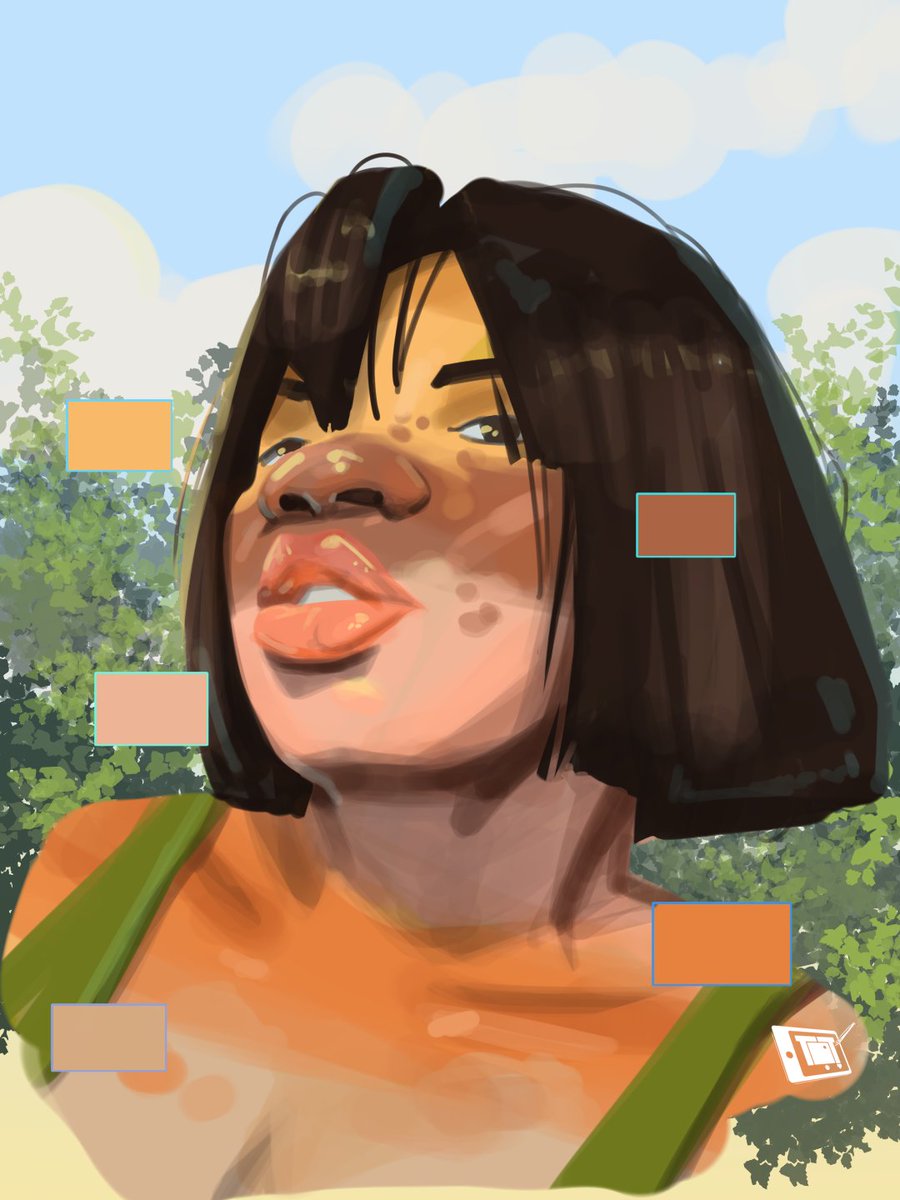 No matter your shade or race, we still breathe the same air and fight similar battles in life. We stand a better chance at winning in life when we put skin tone and race supremacy aside, say #notoracism today! 
#krita #illustration #art