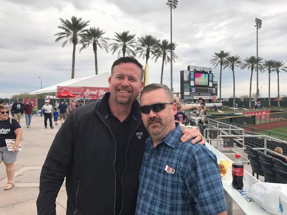 slogoat's tweet photo. Nine years ago I met "The Mayor" at Spring Training. Couldn't be any nicer and funny!! I'm always surprised that I didn't make it to the major leagues...we're about the same size!🤣

@TheMayorsOffice https://t.co/NAZVMv4VAT