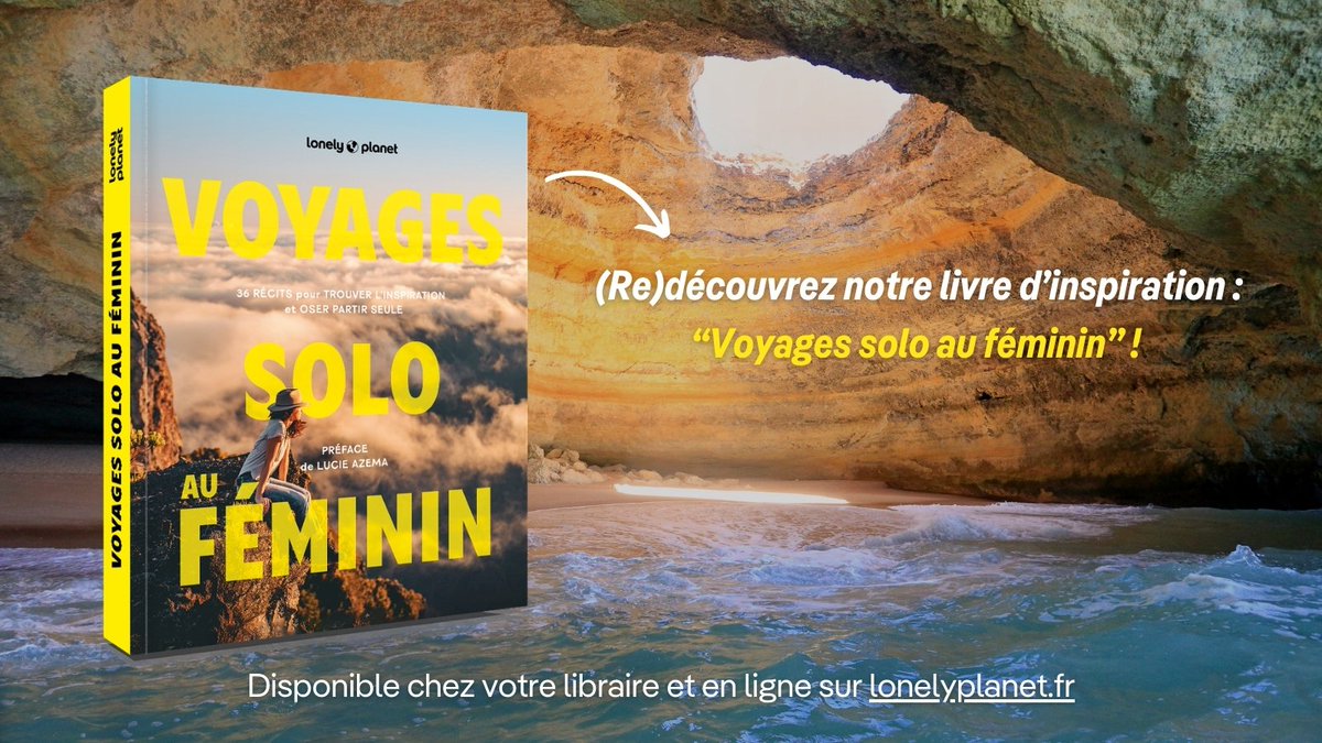 lonelyplanetfr's tweet image. 😍 Envie de liberté &amp;amp; de trouver le courage de se lancer dans le #voyagesolo ? 

Découvrez notre #livre rempli de #récits écrits par 36 #femmes de différentes nationalités et origines partageant leurs #expériences solo à travers le monde 🌏

Dispo ici➡️ bit.ly/4aR40h1