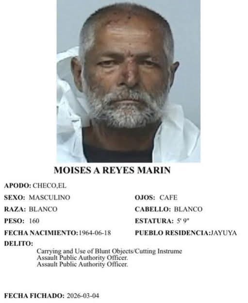 PONCENOTICIAS's tweet image. 🔴 METEN PRESO A UN ANCIANO DE NOMBRE DON #MOISES DE JAYUYA POR ALEGADAMENTE LANZARLE CON TODO LO QUE ENCONTRÓ A LA RESIDENCIA DE UN VECINO 😬❗facebook.com/share/p/1CSVRH…