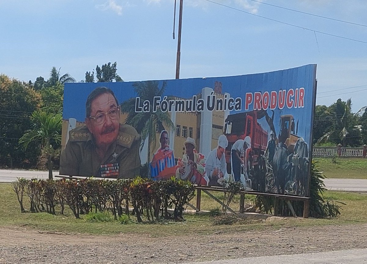 La única fórmula es PRODUCIR. #SantiagoDeCuba <a href="/LaCmkc/">Amigos de la Cmkc</a>
