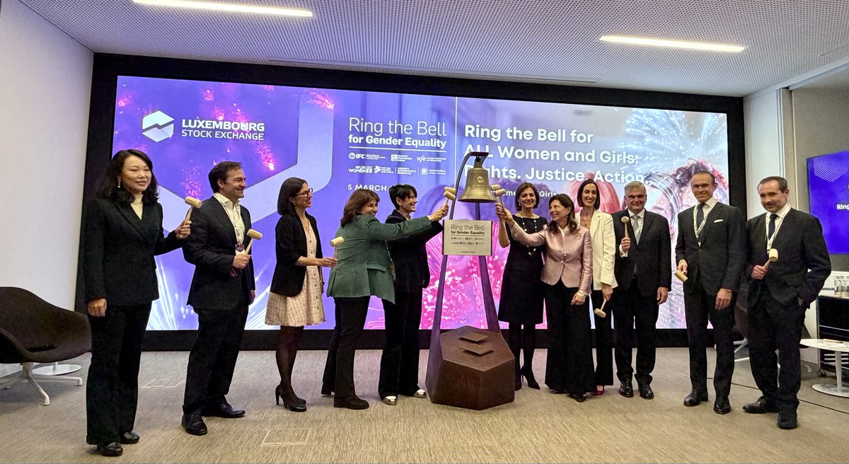 ALivia_Rusu's tweet photo. Excellent debate @ #LuxSE on t/ role of women leaders in shaping t/ global economy, highlighting t/ importance of gender equality in finance&amp;not only. It’s been a👌way of making #IWD w/ inspiring insights from @JBeckerLuxSE, J. Familiar VP @WorldBankGroup, S. Dustdar @EIB &amp;others https://t.co/EjBYZo7MJA