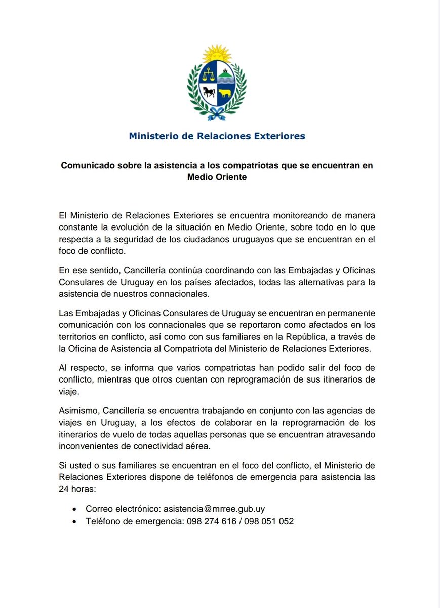 CancilleriaUy's tweet photo. https://t.co/1OlPB9E7fV