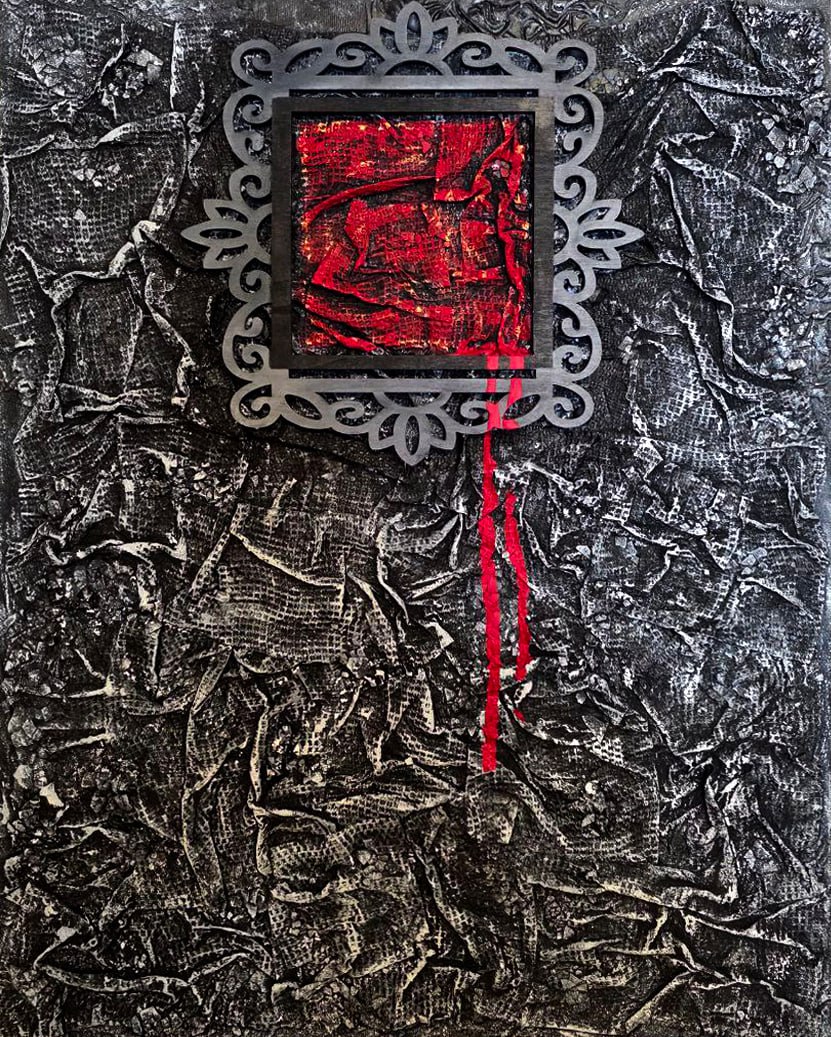 spd1643's tweet photo. It is not an empty frame…
It is the frame of someone who no longer walks among us,
yet their red trace still drips down the wall of the heart.
Pain, when it calls your name,
turns into memory;
and memory is the only place where I can still kiss you 🖤 https://t.co/e746Z3Itbo