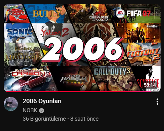 dünyadaki tüm faaliyetlere 58 dakika 14 saniye ara verilmiştir