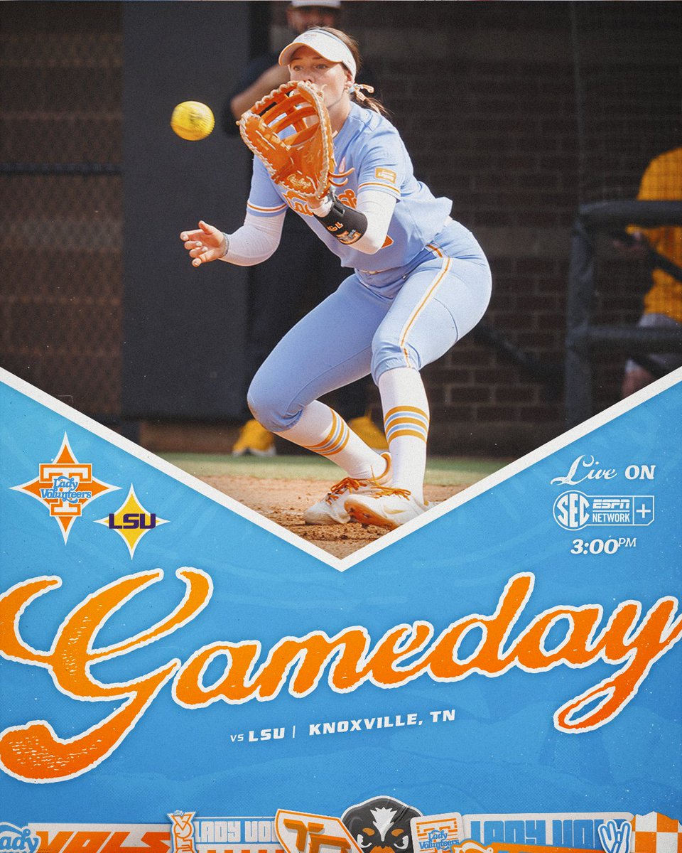 Summitt Blue in the stands today

📍Knoxville, TN
⏰ 3:00 pm
📺 SECN+
📲1tn.co/4cuaCDl
📻 1tn.co/4b2Nx8d
📊 1tn.co/40e6IHh