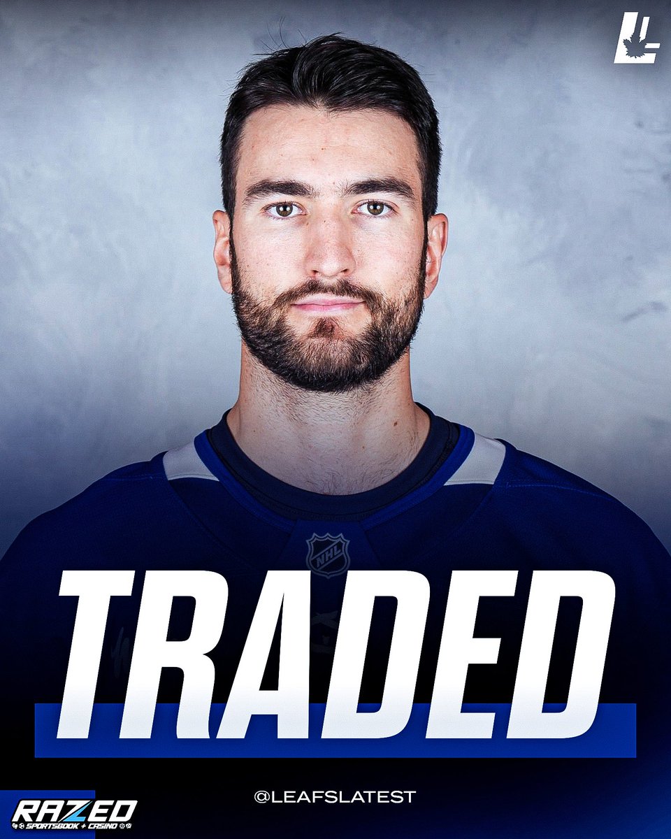 Leafslatest's tweet image. 🚨 BREAKING: The Maple Leafs have announced that they have traded F Nic Roy to the Colorado Avalanche in exchange for a conditional 2027 1st-round pick and a conditional 2026 5th-round pick.

#LeafsForever