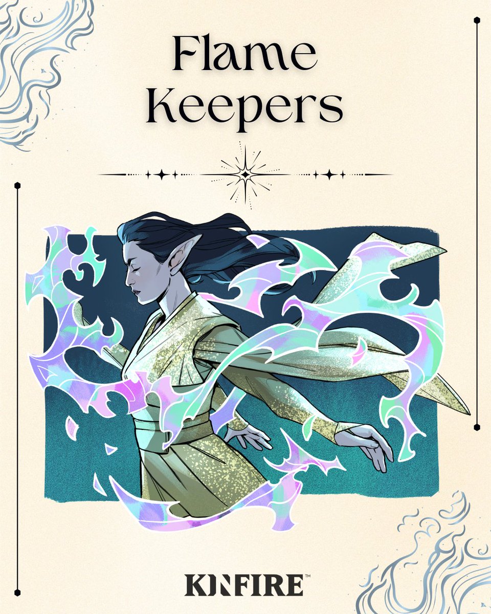incredidream's tweet image. The Flame Keepers of Ziva tend the kinfire lighthouses, watched by Ziva always. White silk, golden hems… and emotions kept carefully in check near the Holy Flame. 🔥

#Kinfire s #BoardGames #BoardGame #BoardGameCommunity #TabletopGames #Tabletop #GameLore