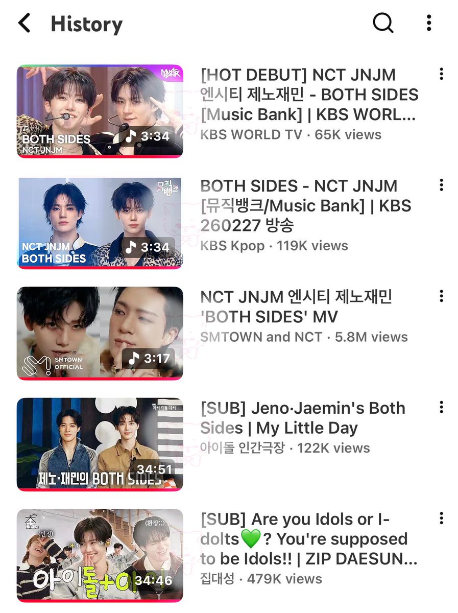 เช็คชื่อ ๆ 🐰🐶 ทุกคนอย่าลืมมาปั่นวิวใน youtube เพื่อเพิ่มคะแนน broadcast ให้สองเจกันนะคะ 🏋🏻‍♀️🩷