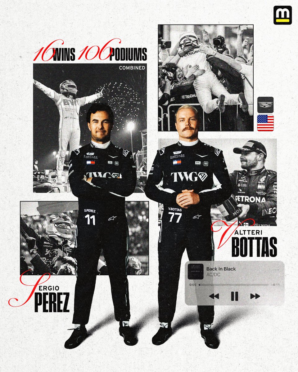 Motorsport's tweet photo. Welcome back, Checo and Valtteri! 👋 https://t.co/QCjexdfLEG