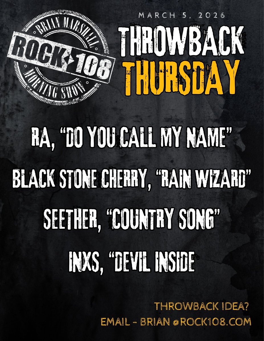 ROCK 108 tweet media