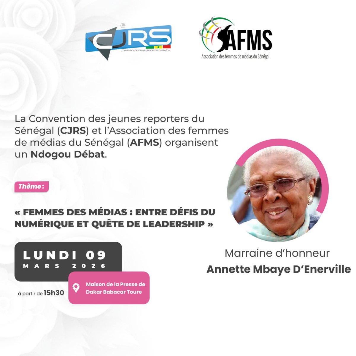 Convention des Jeunes Reporters du Sénegal tweet media