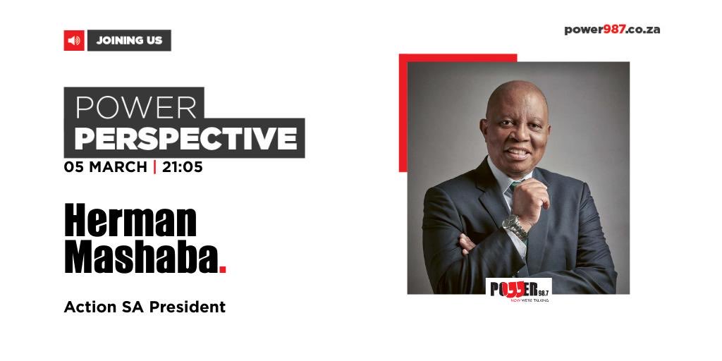 EvelynMondlana's tweet photo. [COMING UP] The #OperationFixJoburg conversation continues tonight! @Action4SA Joburg Mayoral Candidate @HermanMashaba continues to unpack ActionSA’s plan to fix Joburg, live on @Powerfm987 at 21h05 on the Power Perspective with @ColleenMakhub.

#Mashaba4Mayor #ReadyForAction https://t.co/JH67ckBQOl