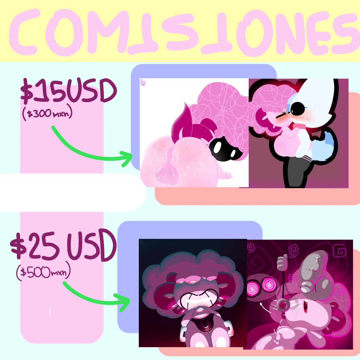 AxoUwUr's tweet photo. 🪩🌸Axo COMMS🌸🪩
Voy a ofrecer 4 espacios para los interesesados

- TyC por privado

- Contacto
 MD directo por Twitter (X)
 Telegram : https://t.co/Ub9kQvUKQz
 Discord : axo_uwu https://t.co/5GagJ8IXnJ

👀Por esta ocasión, aceptaré dibujos privados sin costo extra 👀 https://t.co/z8Seuh3UJh