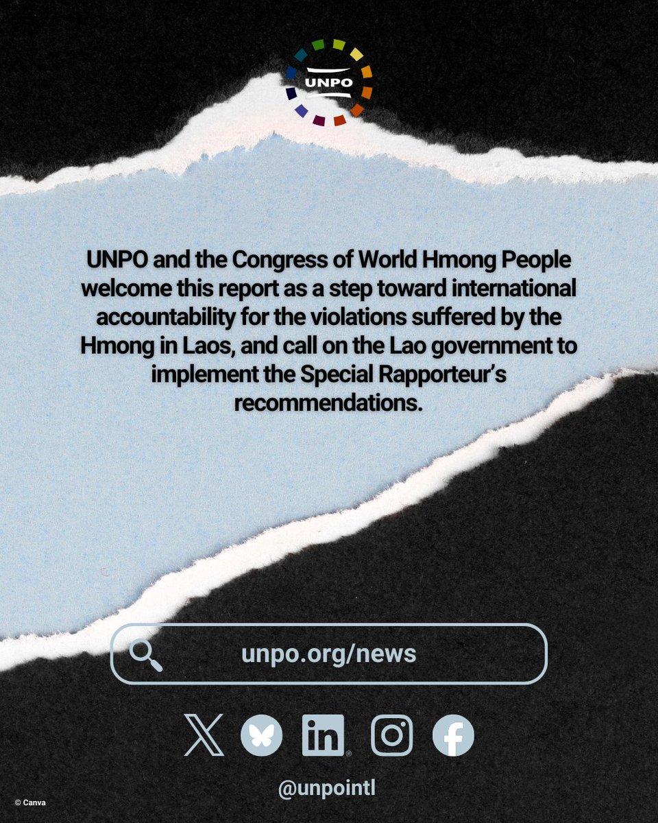 Unrepresented Nations and Peoples Organization tweet media