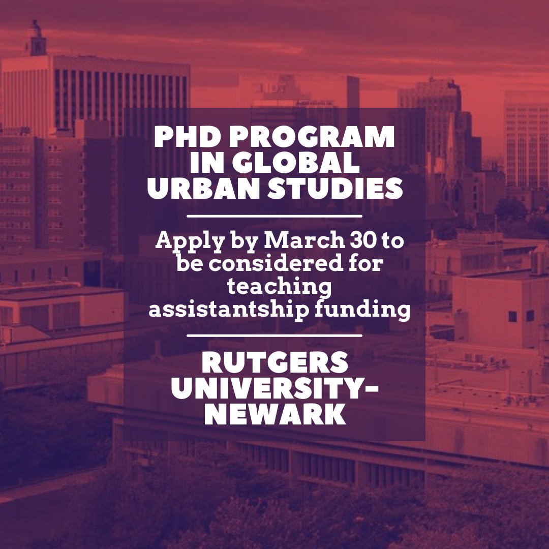 Global Urban Studies  - Rutgers tweet media