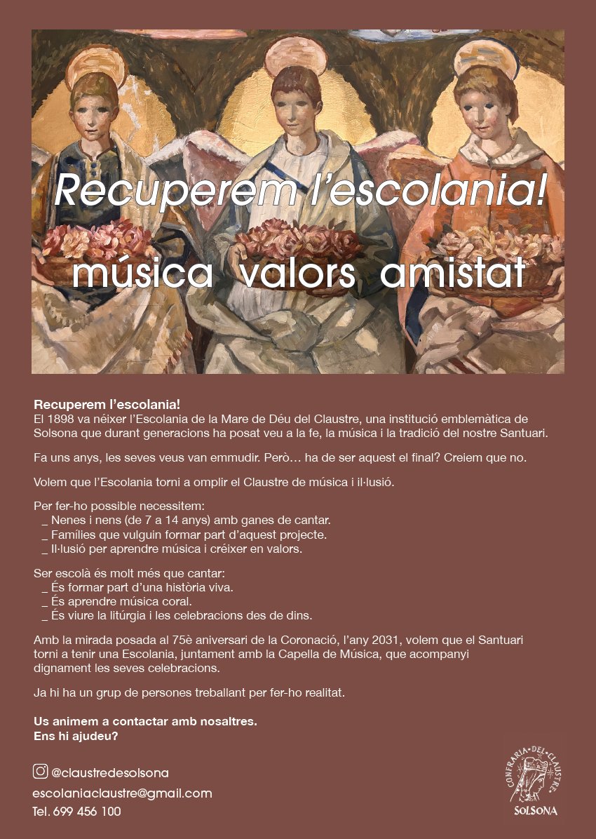 El Claustre de Solsona tweet media
