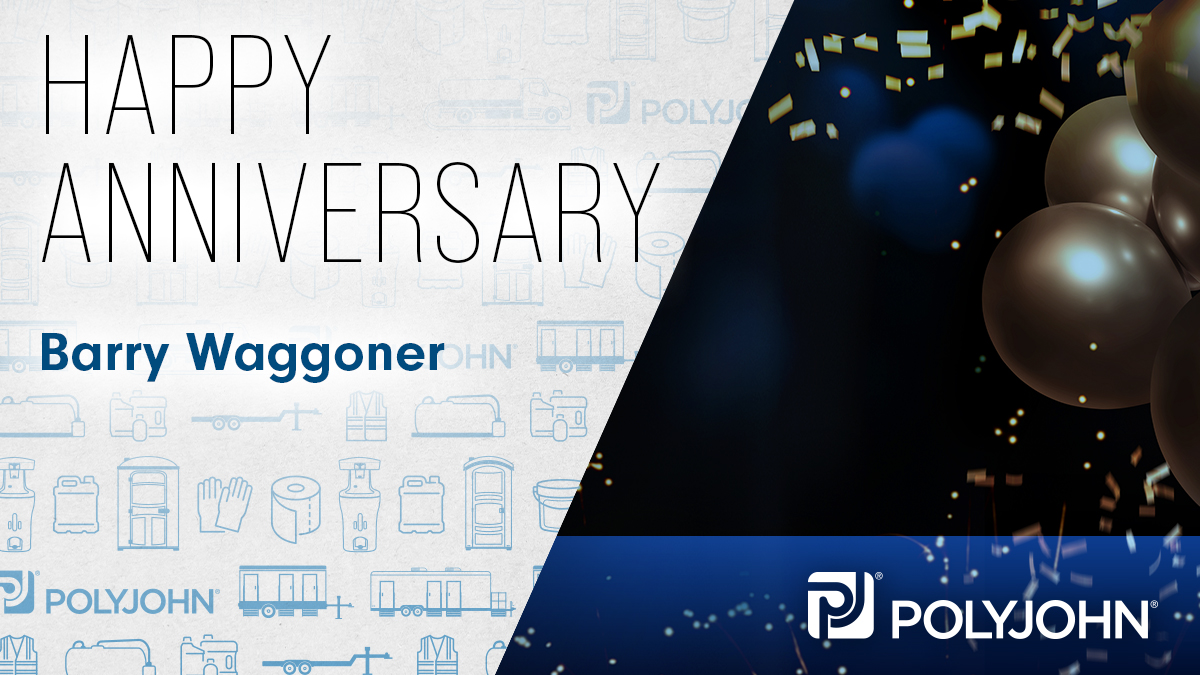 March is a big month for work anniversaries, &amp; we're starting with a big one!

Barry Waggoner is celebrating 30 years with the company today!

Barry, thank you for all your years of service &amp; for embodying the values PolyJohn stands for!

Share some appreciation for Barry!👏🎊