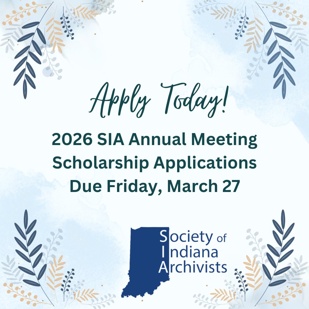 Soc IN Archivists tweet media