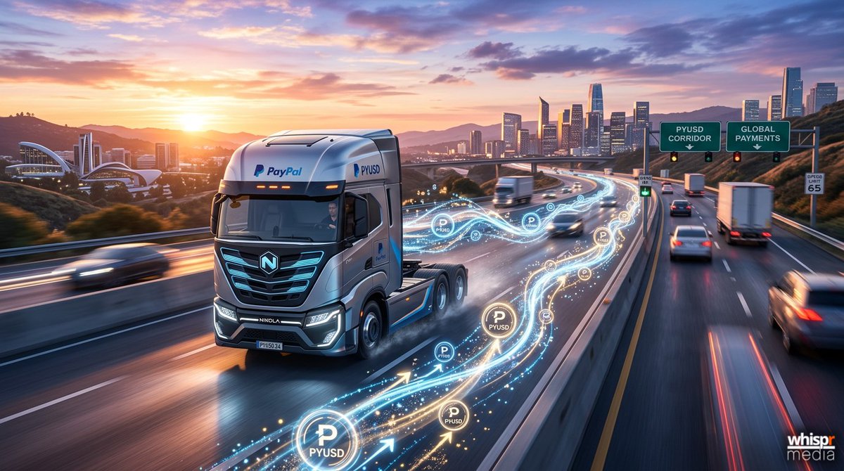 WhisprNews's tweet image. 🚚 PayPal USD (PYUSD) revoluciona la logística: TCS Blockchain permite liquidar facturas de transporte el mismo día, prometiendo ahorros frente a la financiación tradicional. Un paso más hacia la adopción de stablecoins en el mundo real. #Stablecoin #Logística #PYUSD.