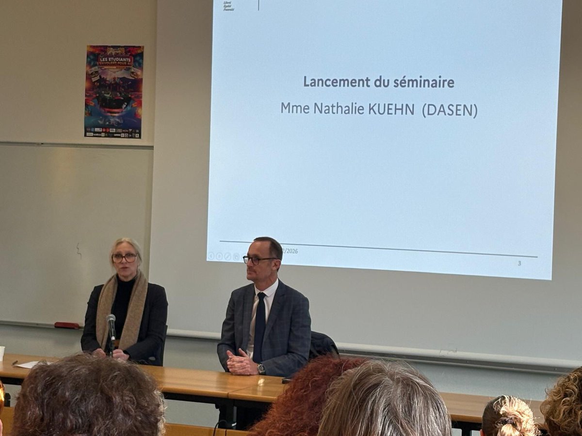 dsden26's tweet photo. 📢Le 26/02 avait lieu un séminaire dédié à la qualité de vie et aux conditions de travail à l’INSPE Valence. Objectif : co-construire des solutions pour améliorer le quotidien des personnels administratifs de la DSDEN26 et favoriser un environnement de travail sain et performant. https://t.co/lNUO8UgHa0