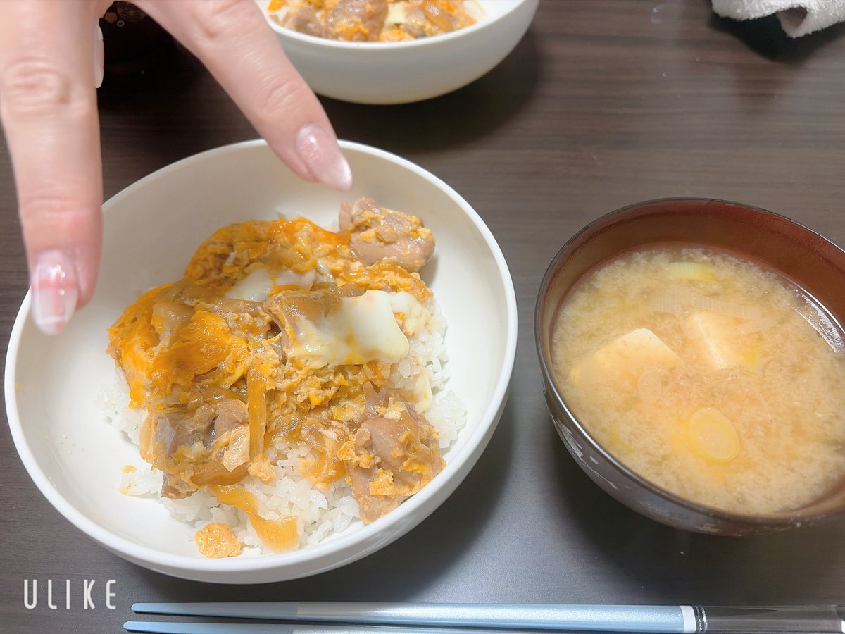 pinassiy's tweet photo. 親子丼 https://t.co/2OBCFEMPrO