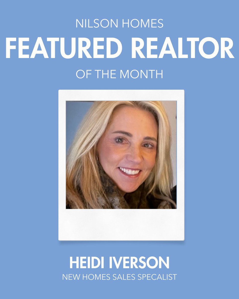 Congratulations to our February Realtor of the Month, Heidi Iverson!⁠