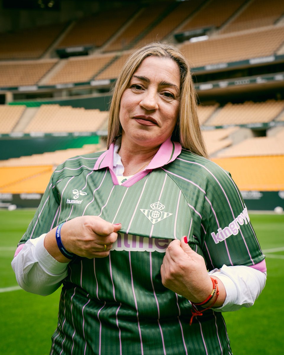 ベティス女性ウィークに合わせて、セルタ戦の試合前に着用する