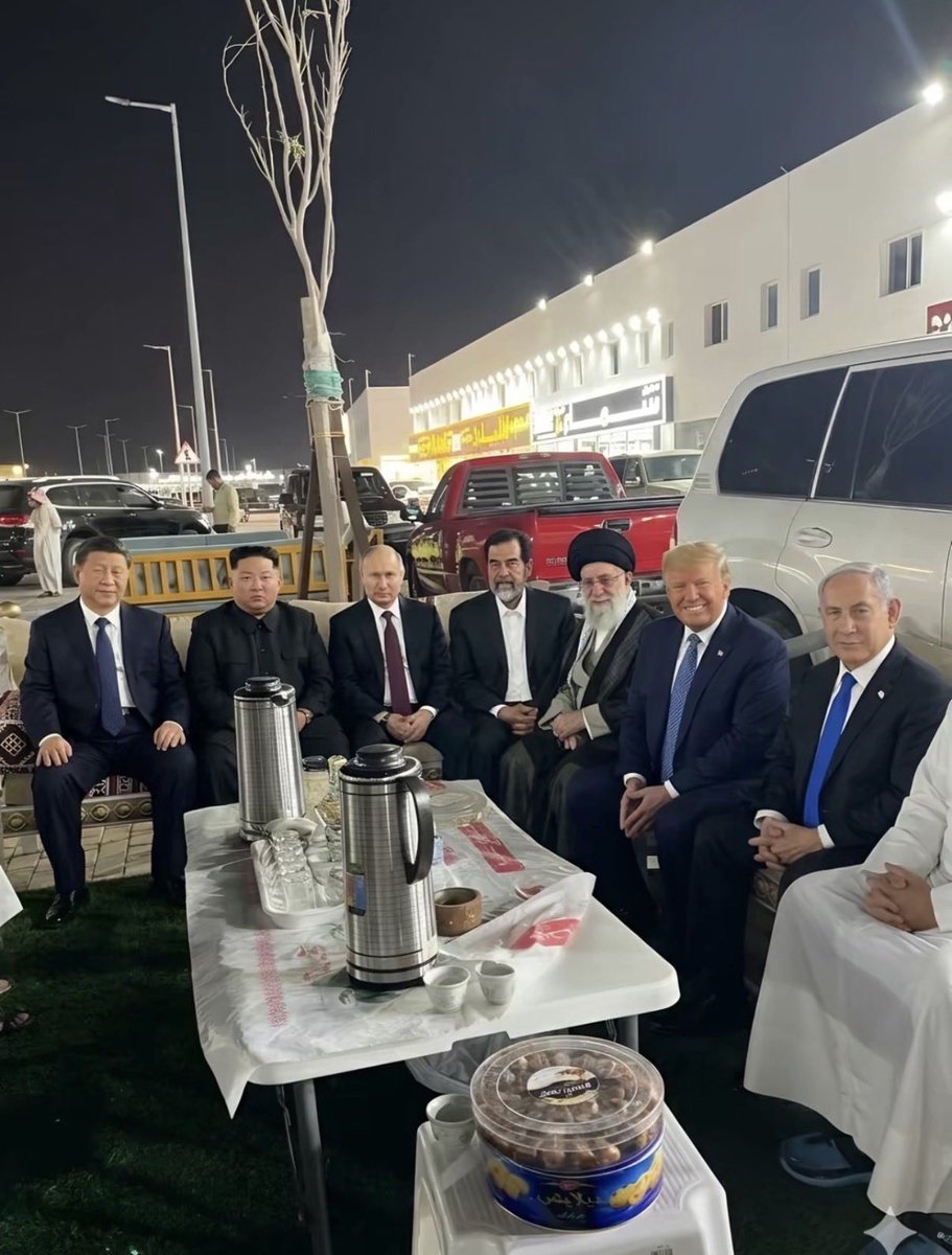 افكر اجمعهم واصلح بينهم صدام حسين عشان يعتبرو وكذا