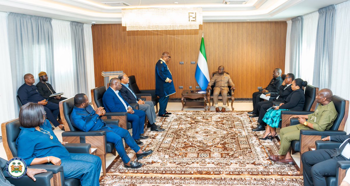 Julius Maada Bio tweet media