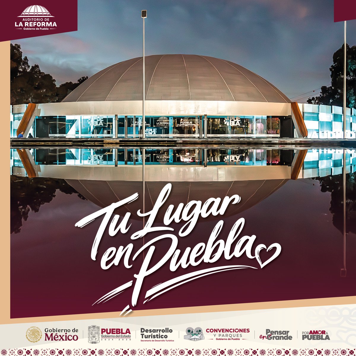✨🏛️ Parte esencial de la ciudad y escenario de grandes momentos.

Un sitio que siempre recibe con las puertas abiertas 🎭🌟
#LatidoDeMéxico #Identidad #Puebla