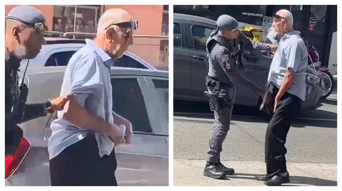 g1's tweet photo. PM aposentado é preso após matar cuidadora a facadas após cobrança de dívida trabalhista em SP https://t.co/tbPxYtTz4U https://t.co/xQugQSUomF