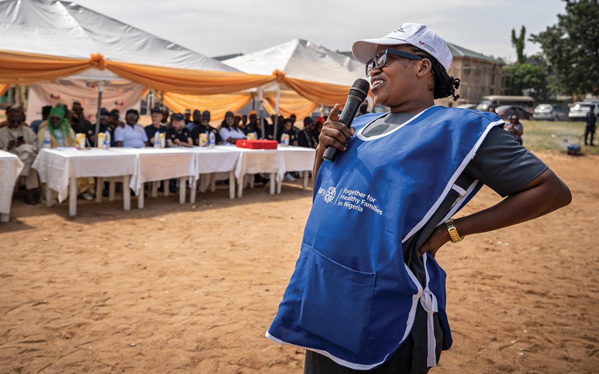 Rotary International tweet media