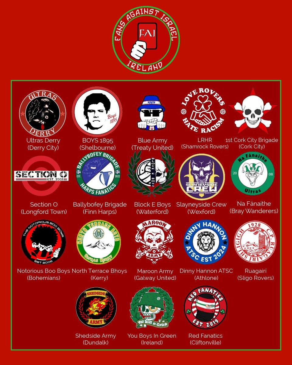 Irish Fans Against Israel tweet media