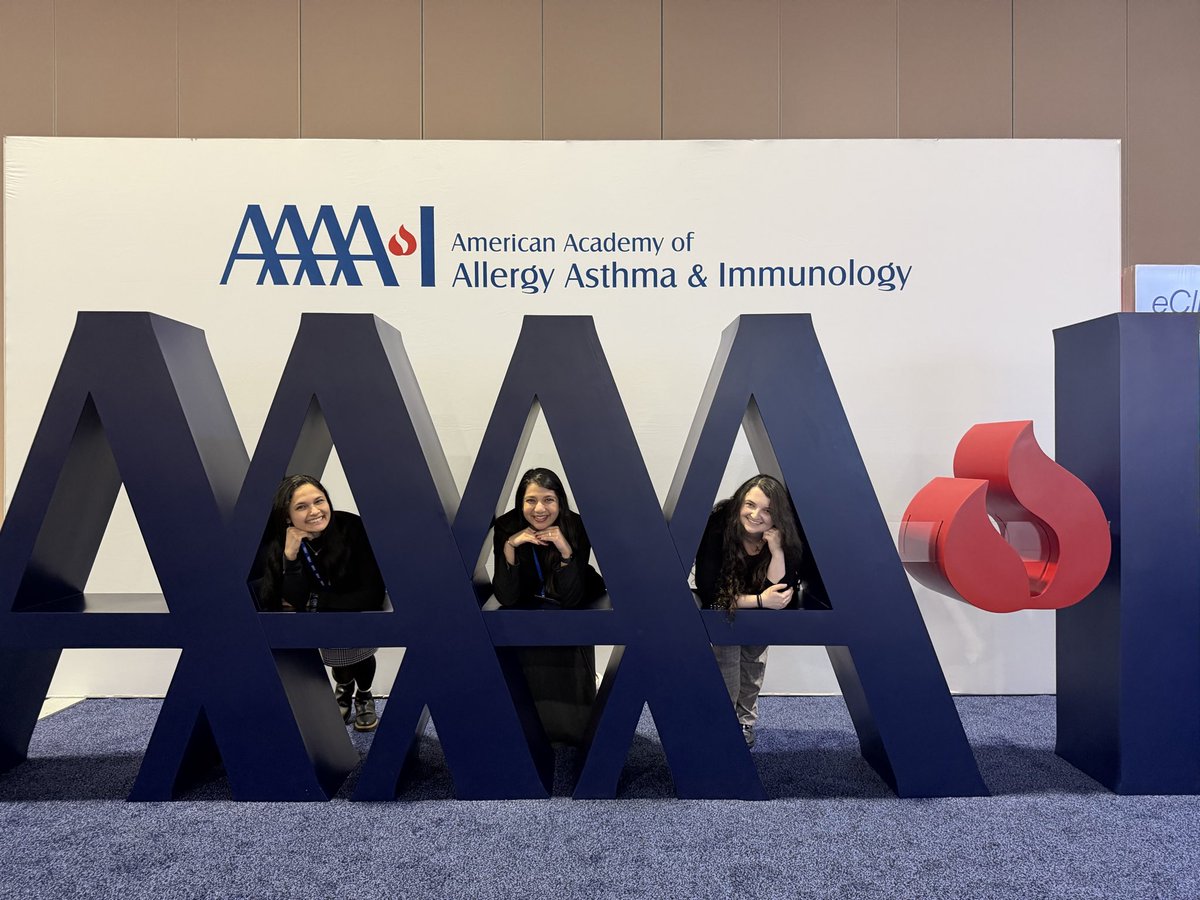 SamPNovotny's tweet photo. Another great AAAAI meeting!

@AAAAI_org 
@YaleRheumAller1 https://t.co/eULoqEzbYp