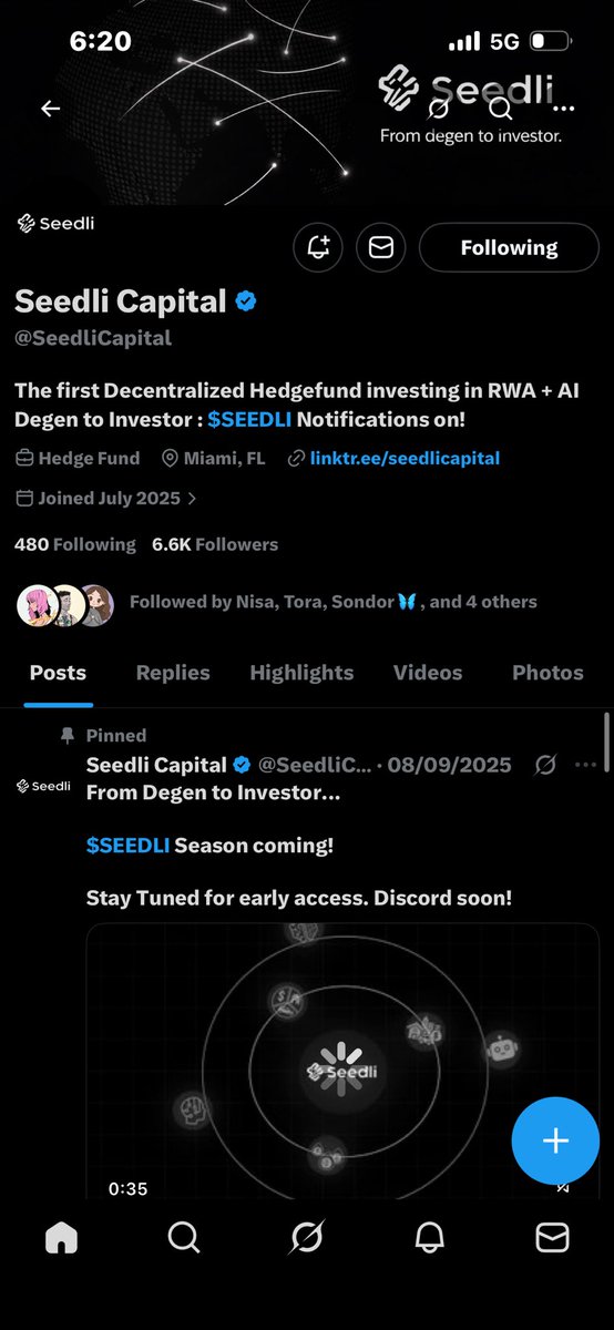 Mia_xbt's tweet photo. @CryptBrice @SeedliCapital Done all task🙏🏽!! Hoping for this win https://t.co/XdUoH8fDVj