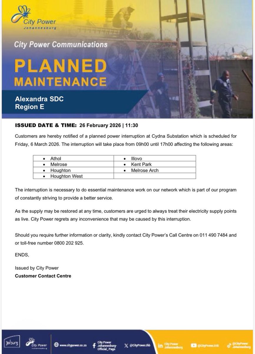 @CityPowerJhb tweet media