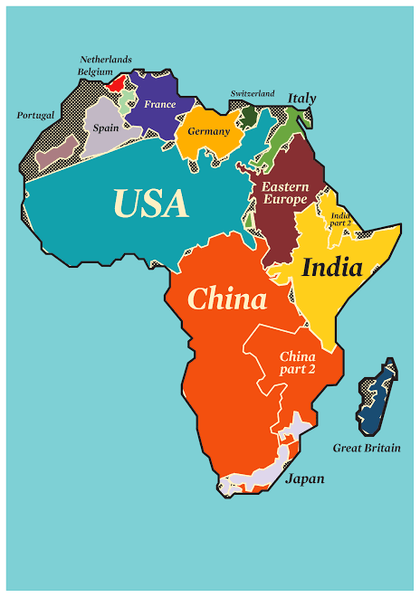Sam0tieno's tweet photo. The true size of Africa! https://t.co/FOnbi5epDo