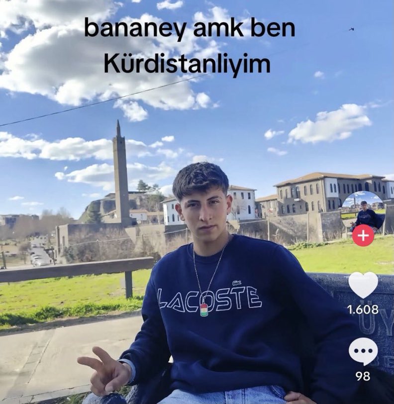 “İran’dan sonra sıra Türkiye , banane ben k*rdistanlıyım” diye paylaşım yapıyor. <a href="/TC_icisleri/">T.C. İçişleri Bakanlığı</a> Türk olmayan , savaş çıksa bizi sırtımızdan vuracak bu PİÇ’e gerekeni yapın .