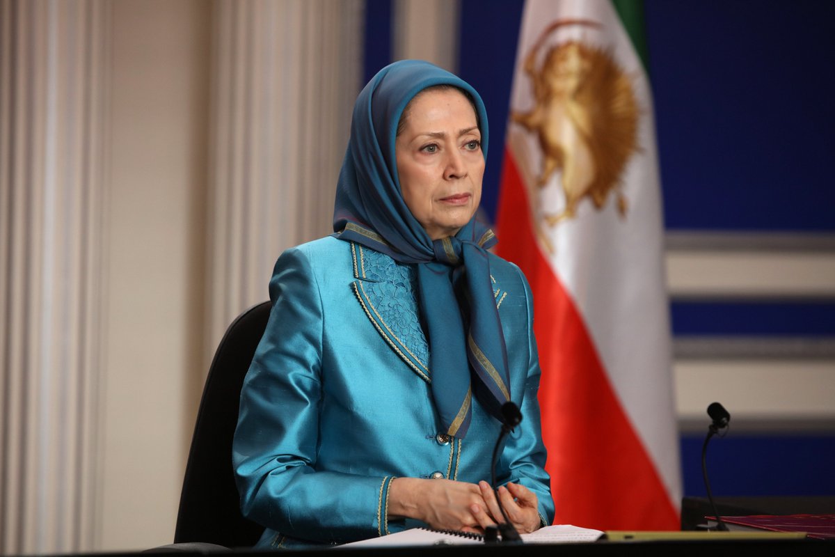 Maryam Rajavi tweet media